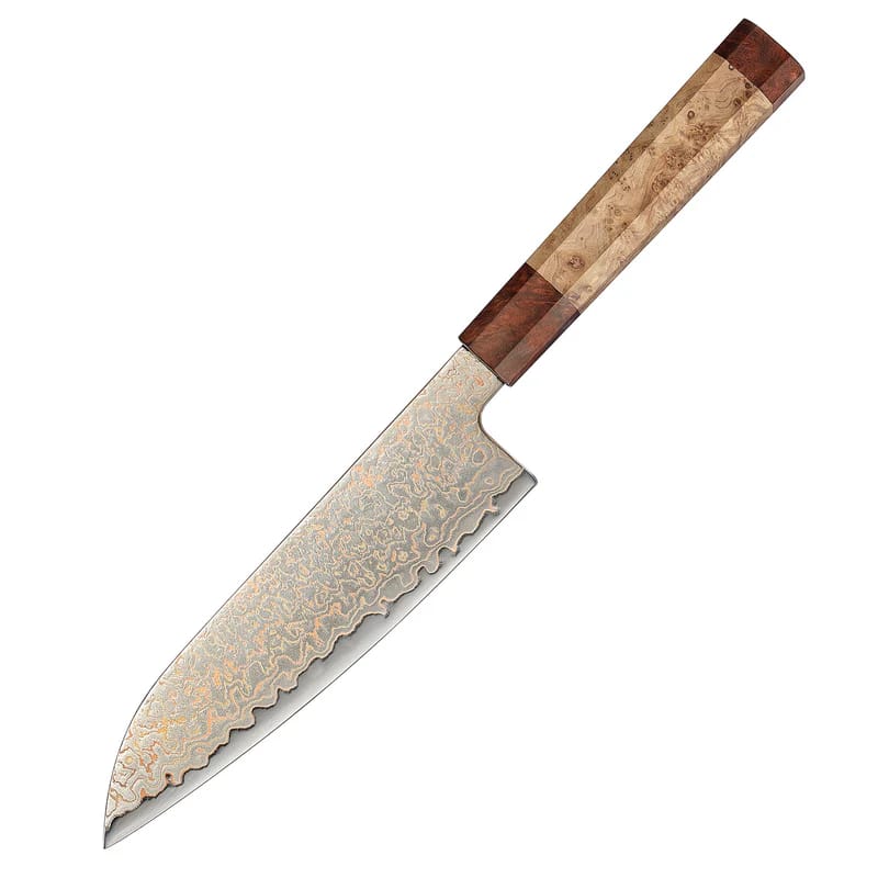 Hochwertiges Nakiri Messer aus Damaststahl – Präzise Schnitte