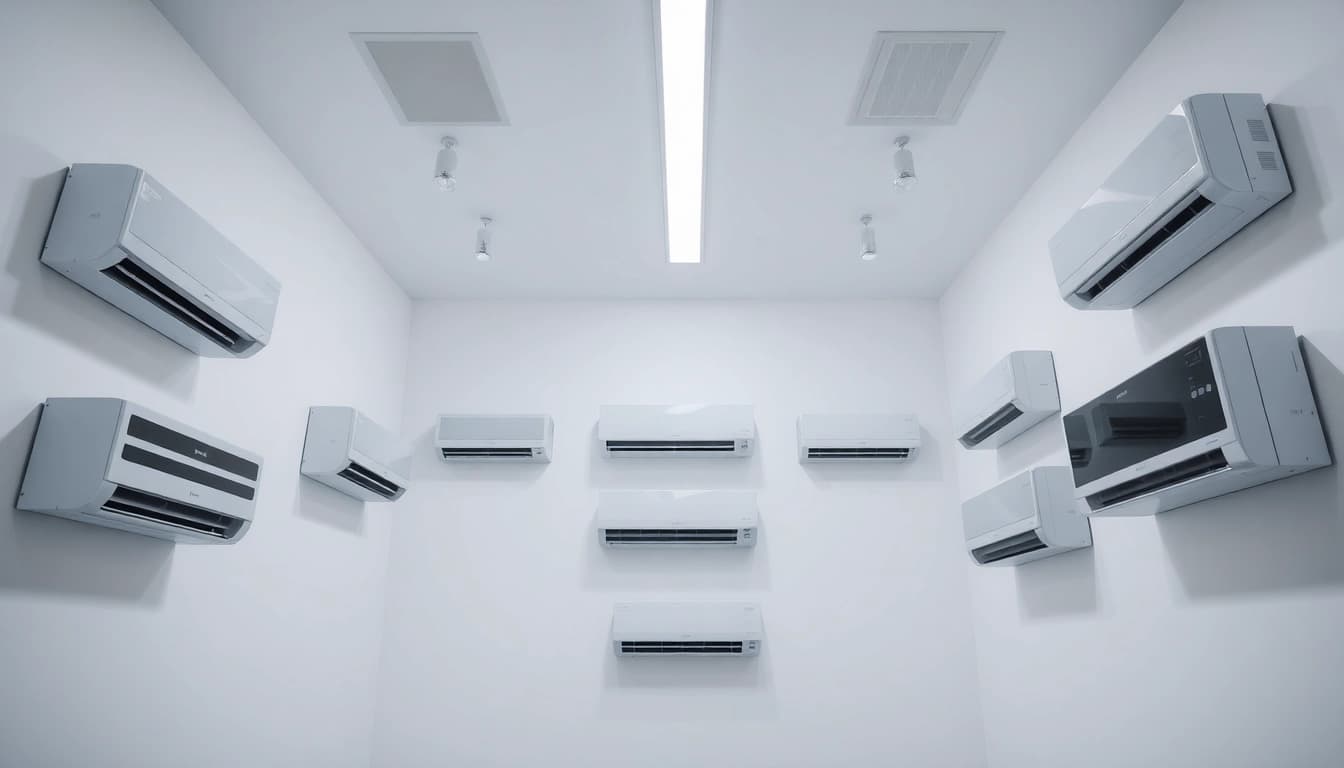 Klimaanlagen kaufen: Explore various air conditioning units with modern designs and features.