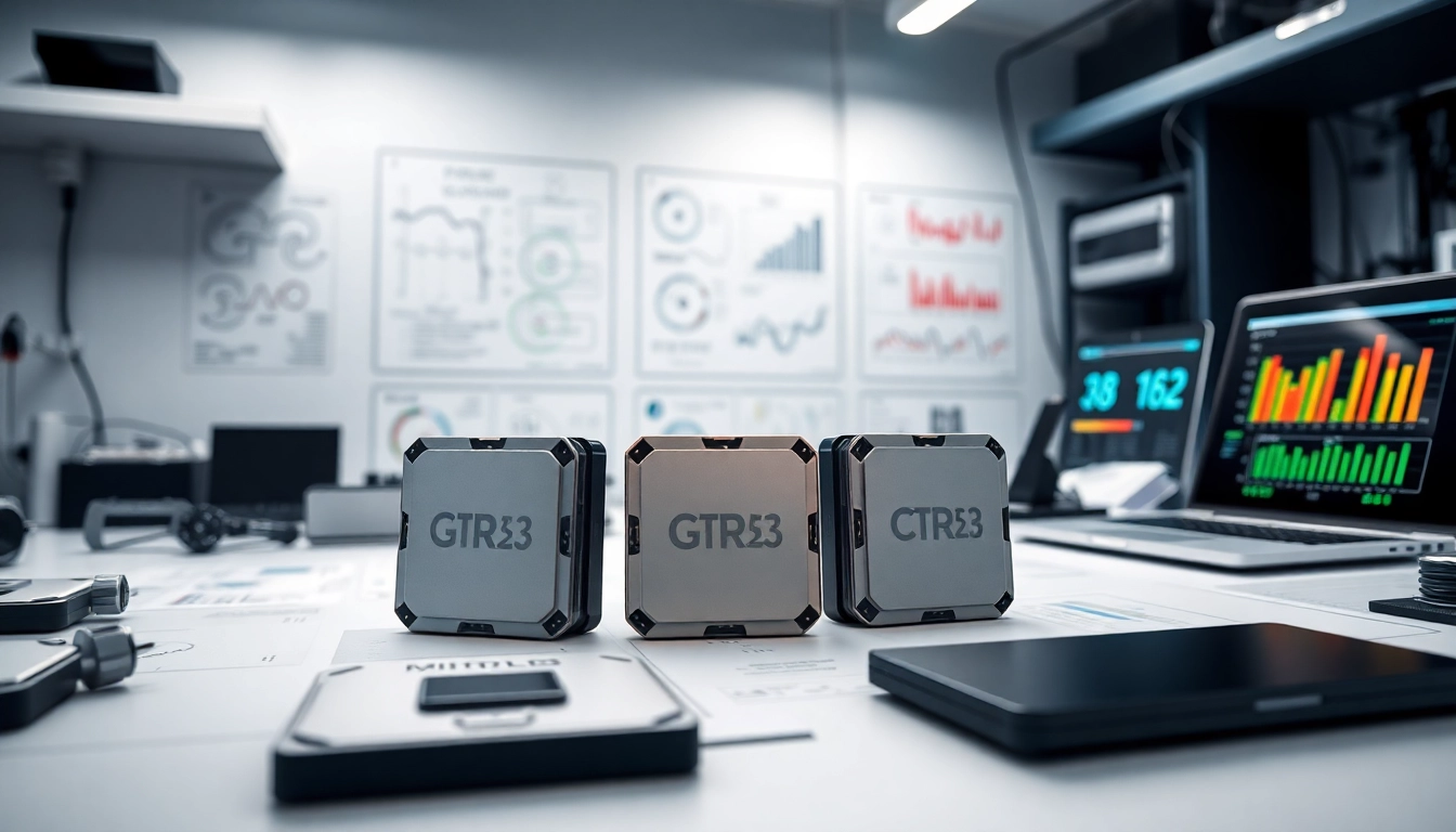 Prozessor Vergleich zwischen leistungsstarken CPUs in einem modernen Labormilieu.