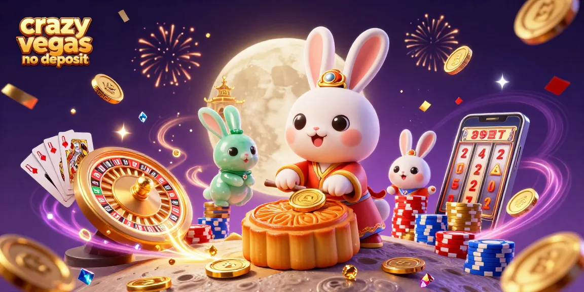 Spin your way to winnings with crazy vegas no deposit bonuses revealed amid a vibrant 3D casino scene.