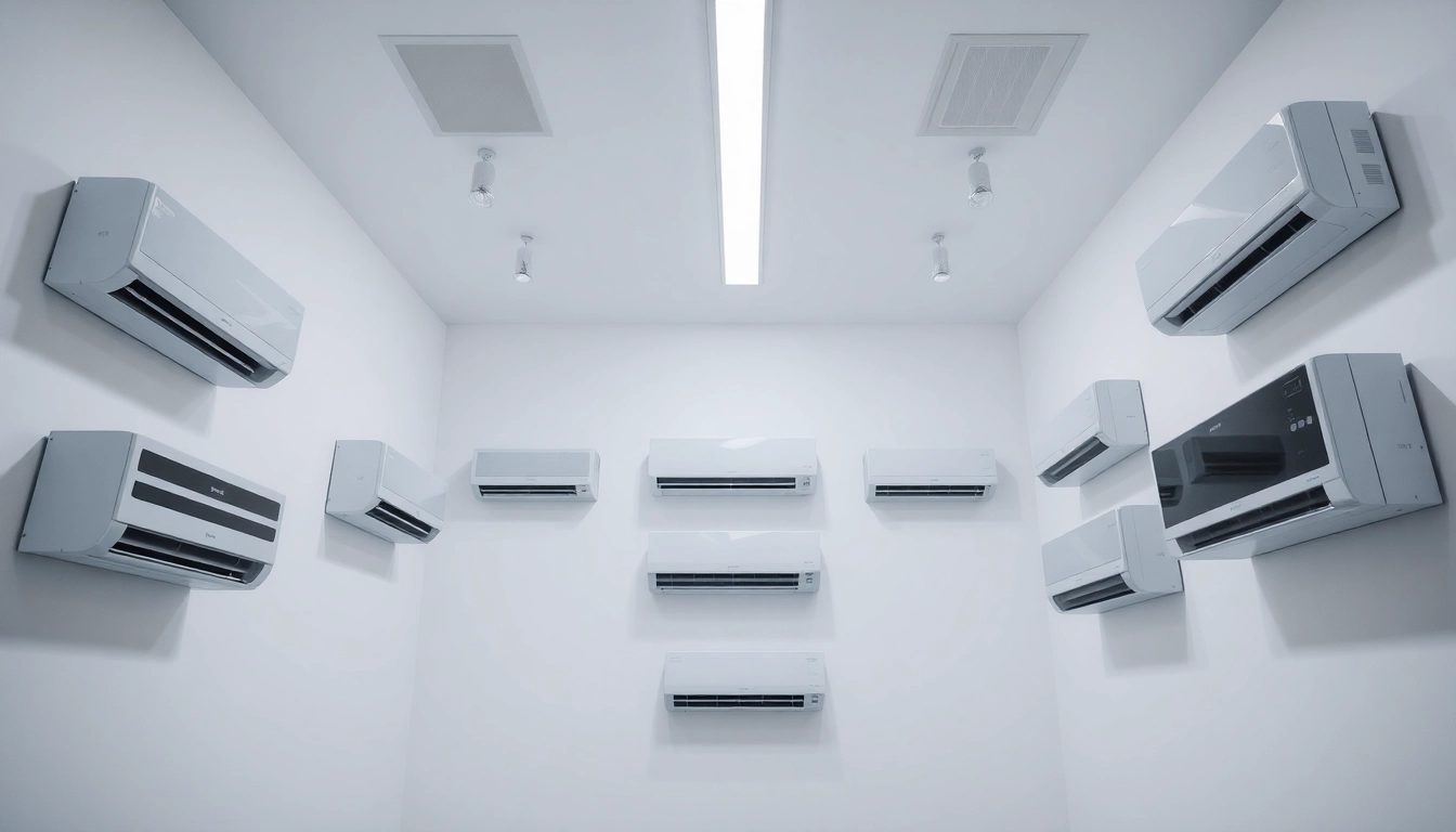 Klimaanlagen kaufen: Explore various air conditioning units with modern designs and features.