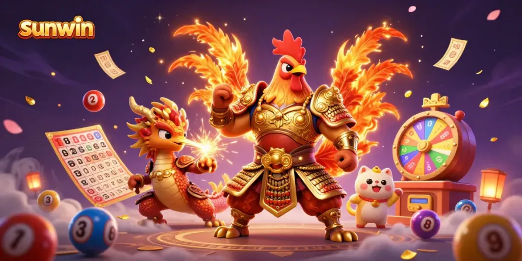 Experience thrilling wins with sunwin, featuring dynamic lottery games and vibrant 3D characters.