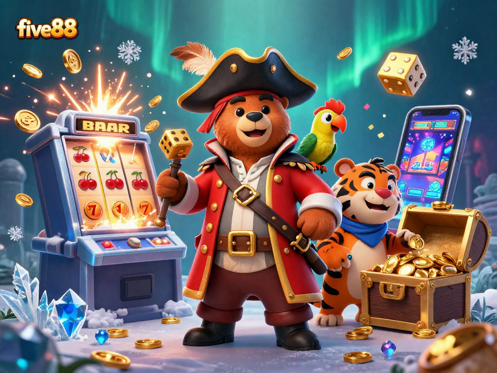 Experience thrilling winning moments with five88 in this lively online casino scene.