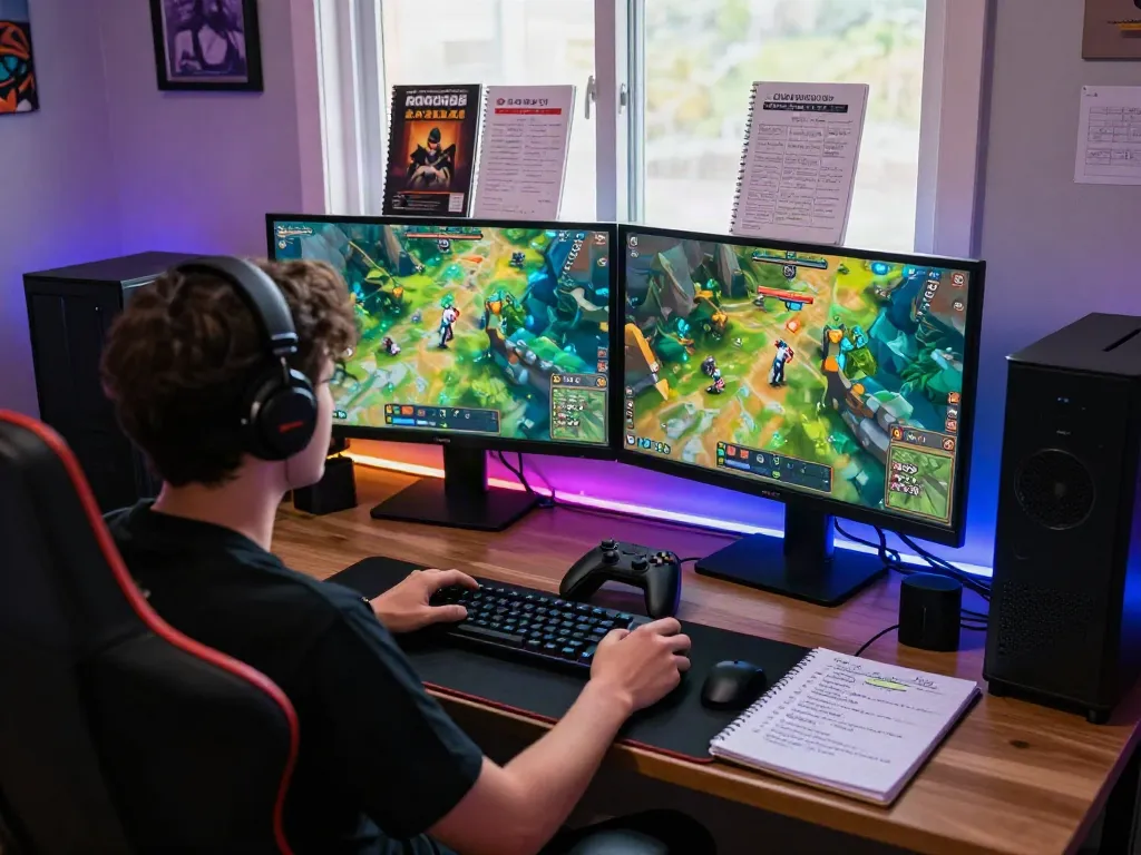 Player engaged in ROKOK88 gameplay, focusing on leveling strategies within an immersive gaming environment.