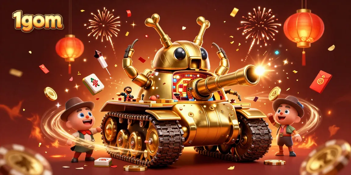 Engage with 1gom's thrilling casino scene filled with excitement and vivid details.