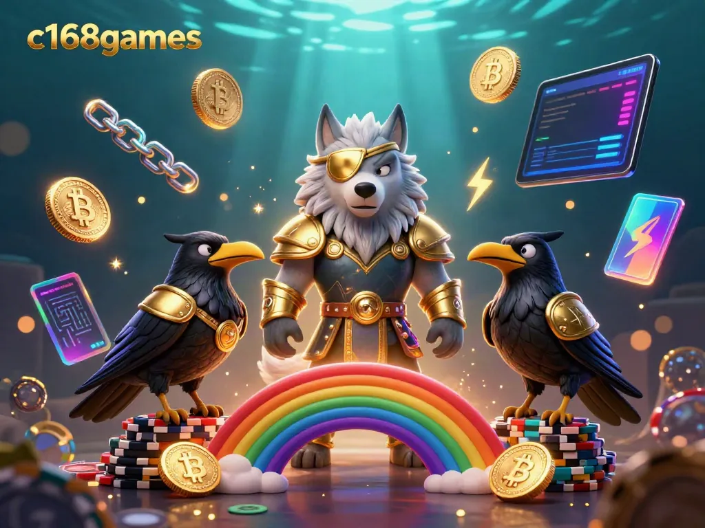 Join the adventure with c168games as Odin and his ravens conquer a vibrant casino world!