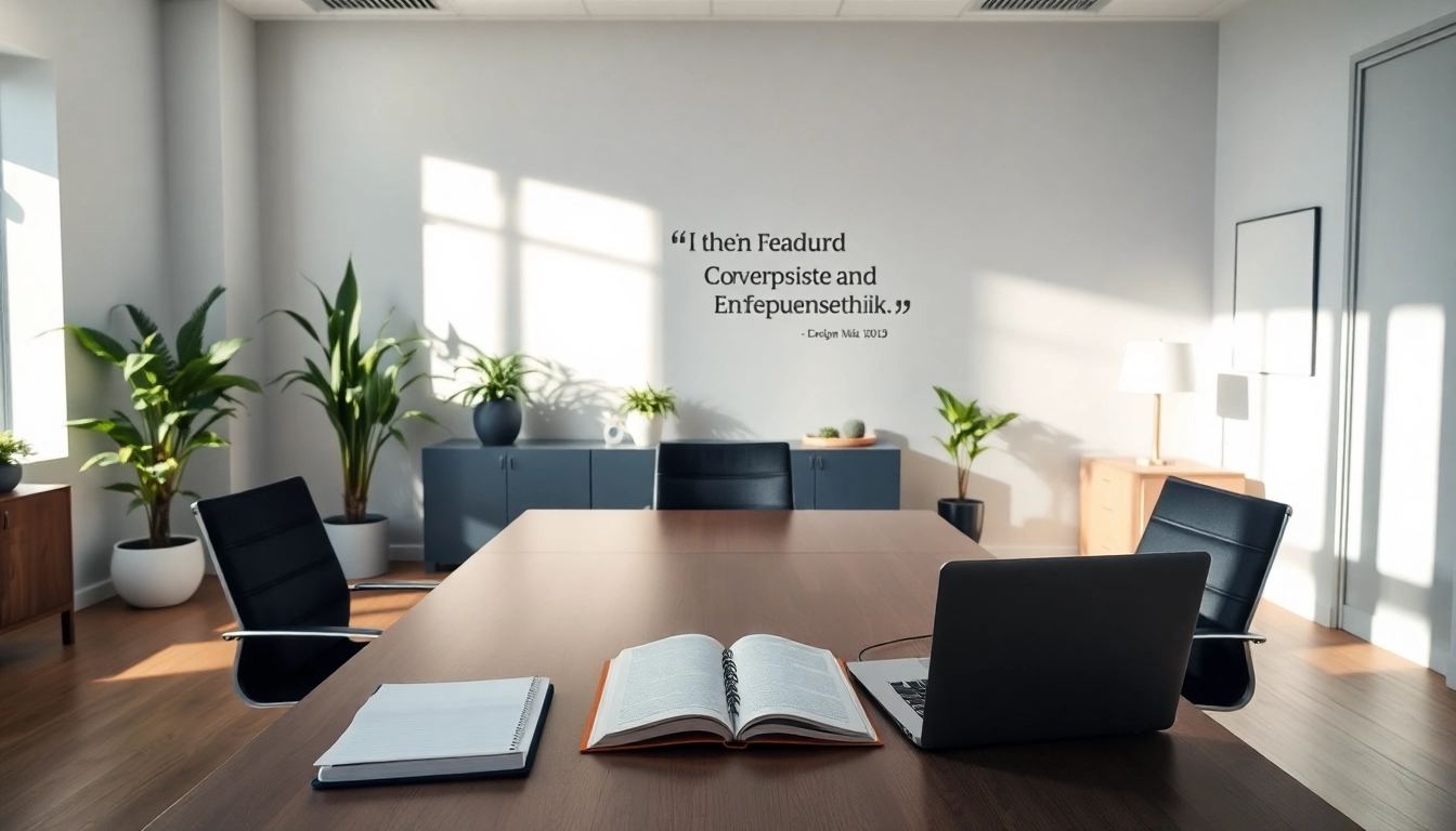 Professionelles Büro für Headhunter Nürnberg mit modernem Design und inspirierenden Elementen.