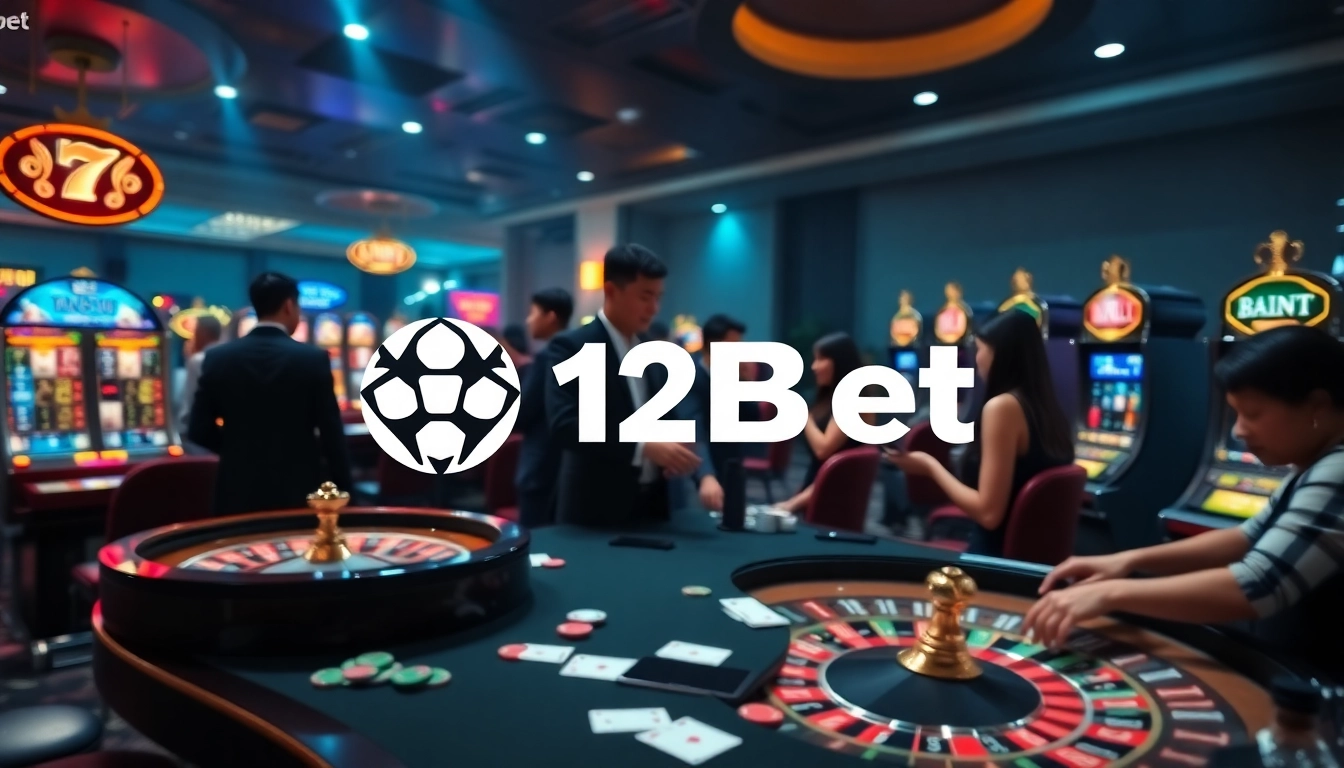 Experience high-stakes action at link 12bet with vibrant casino visuals and dynamic gaming elements.