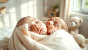 Neugeborenes Babyshooting mit sanften Farben und beruhigender Umgebung.