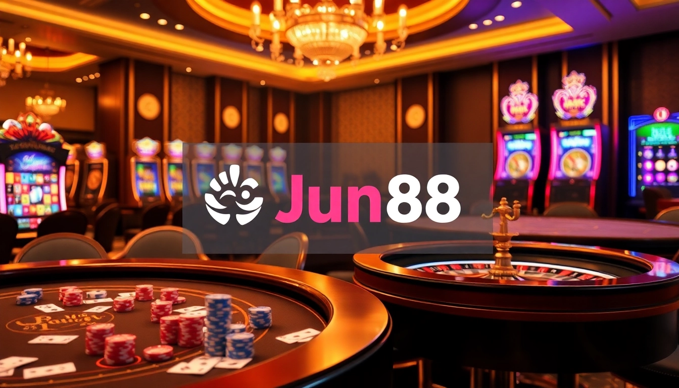 Experience the excitement at Nhà cái Jun88 with vibrant casino games and sleek online interfaces.