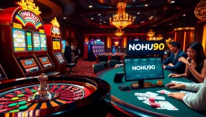 Experienced players enjoying a high-stakes game at NOHU90 casino.