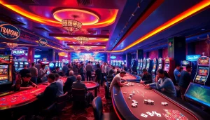 Az online kaszinó játékosai izgalmas fogadásokban vesznek részt, emlékezetes pillanatokkal.