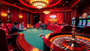 Experience the thrill of winning at the tt88 online casino with vibrant poker and roulette games.