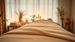 Nuru massage in Berlin in a tranquil setting with soothing colors and peaceful atmosphere.