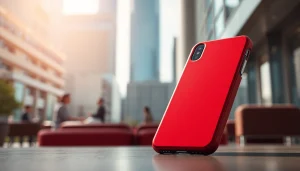 Handytasche Magnetverschluss stilvoll präsentieren, eleganter Magnetverschluss ermöglicht sicheren Halt.