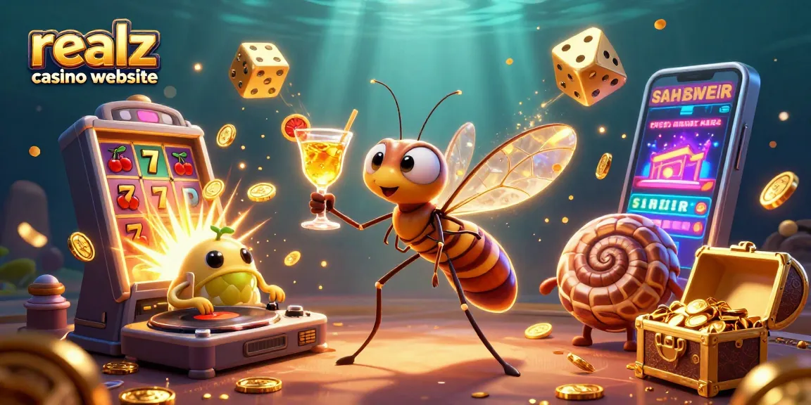 Genießen Sie das aufregende realz casino website mit goldenen Cocktails und gewinnbringenden Spielautomaten.