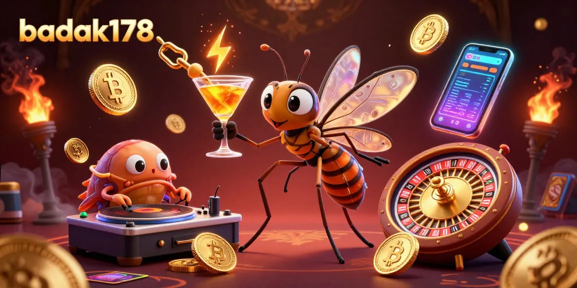 Experience vibrant gameplay with badak178's engaging casino elements in an innovative 3D scene.